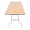Atlas Commercial Products Titan Series Wood Folding Table, 6 ft x 30 Banquet WFT5-3072 - alternate 5